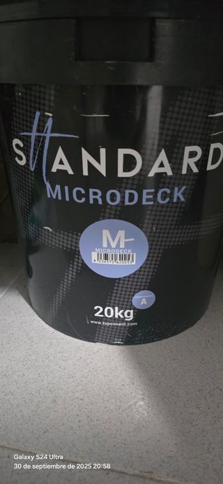 Bote 20 kg Topciment. M para microcemento.
