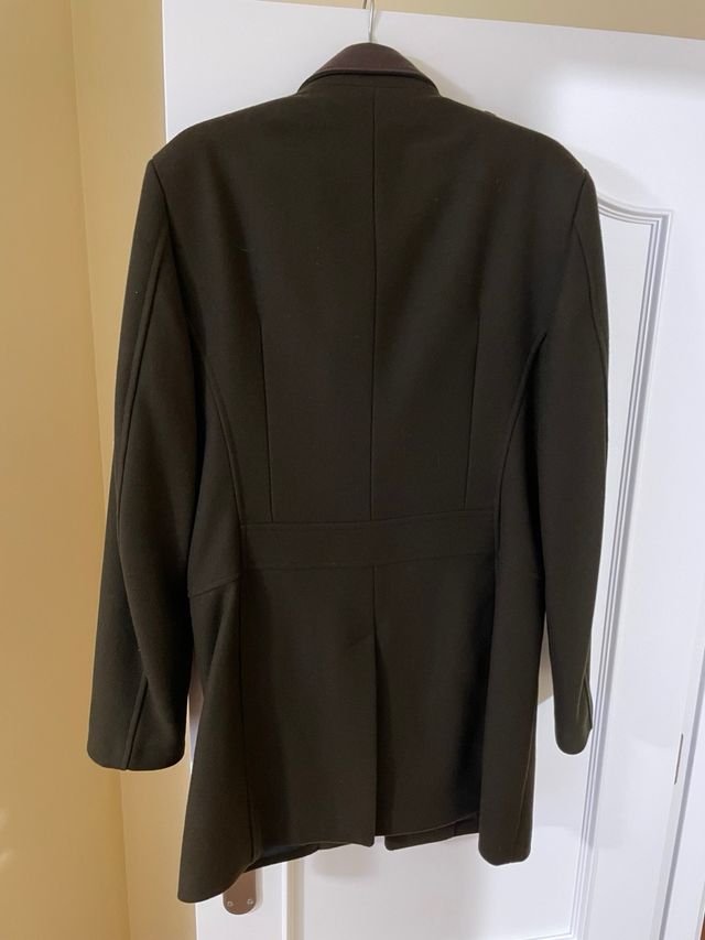 Abrigo militar Zara Man Denim Couture