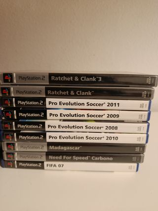 PlayStation 2 Slim + 9 juegos 
