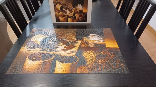 Puzzle 1000 piezas café