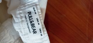 Pantalón blanco hombre