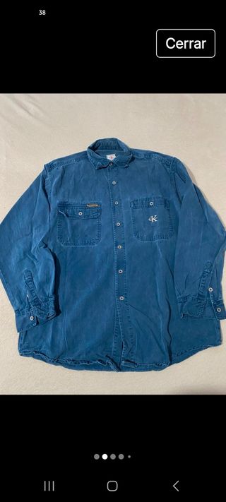 Camisa Vaquera Calvin Klein Talla XL