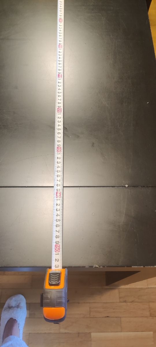 Mesa comedor negra con 4 sillas