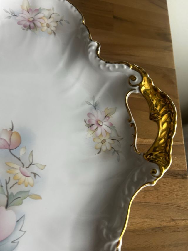 Bandeja de porcelana Capeans