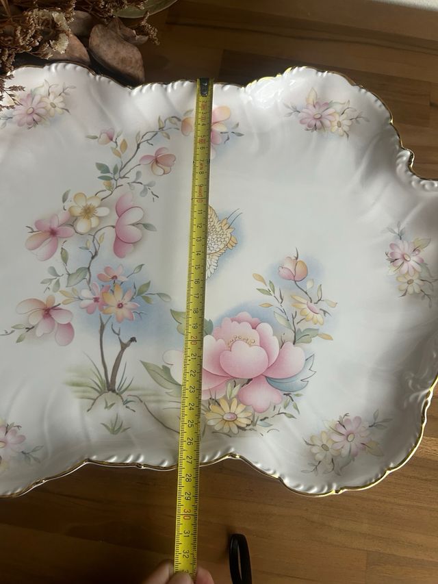 Bandeja de porcelana Capeans