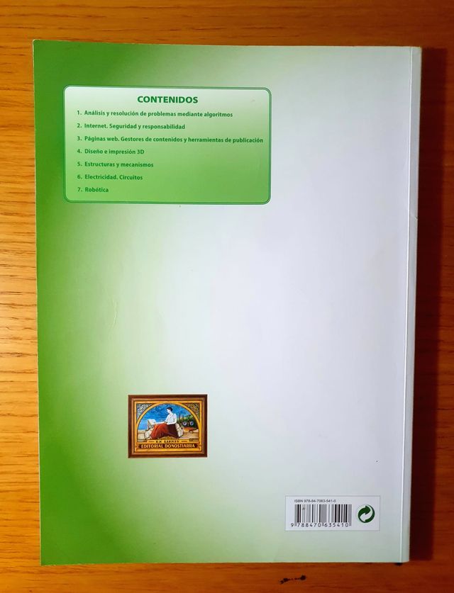 Tecnología Donostiarra- 2o ESO - Libro