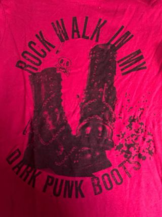Camiseta Rock Punk Boots Talla 16