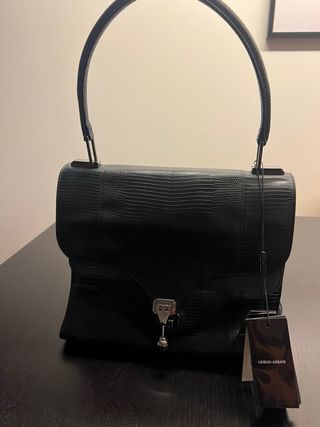 Bolso Giorgio Armani Azul Certificado