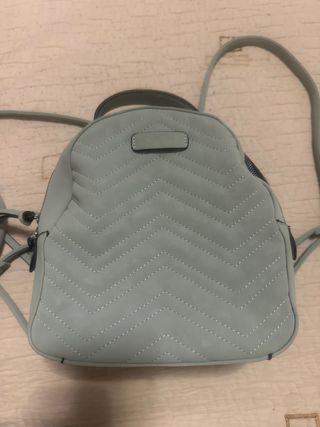 Mochila juvenil color verde azulado