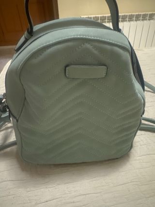 Mochila juvenil color verde azulado