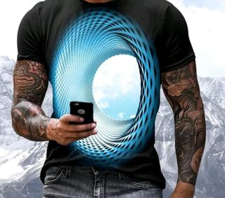 Camiseta Estampada 3D