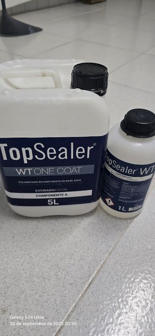 Sellador TopSealer 5L para microcemento y cataliz