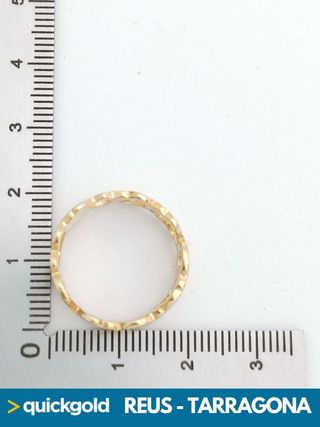035-01-00617 ANILLO ORO 18K TIPO TOUS 
