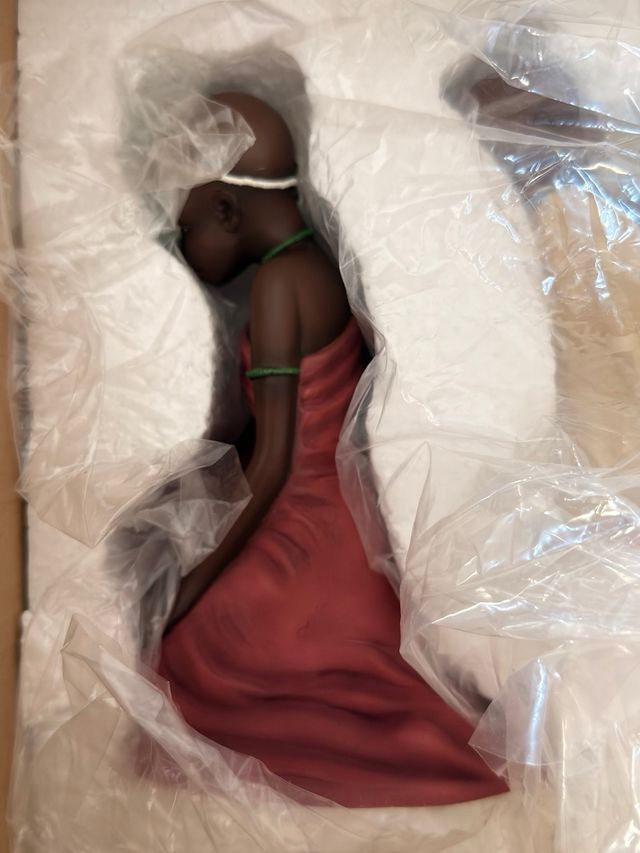 Figura decorativa de los Massai. Njeri y Nafula