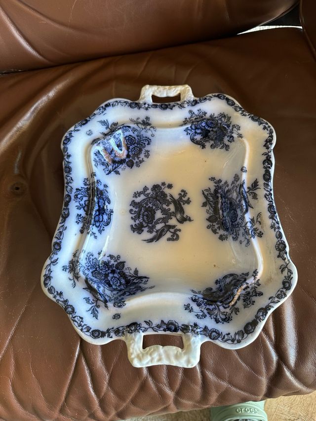 Bandeja/ legumbrera Sargadelos Aves Paraíso