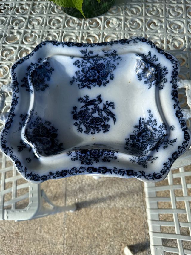 Bandeja/ legumbrera Sargadelos Aves Paraíso