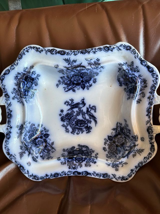 Bandeja/ legumbrera Sargadelos Aves Paraíso