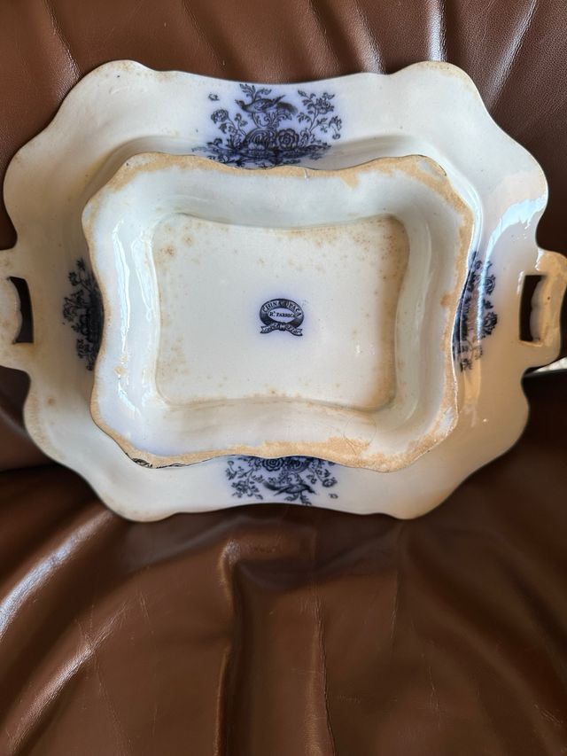 Bandeja/ legumbrera Sargadelos Aves Paraíso