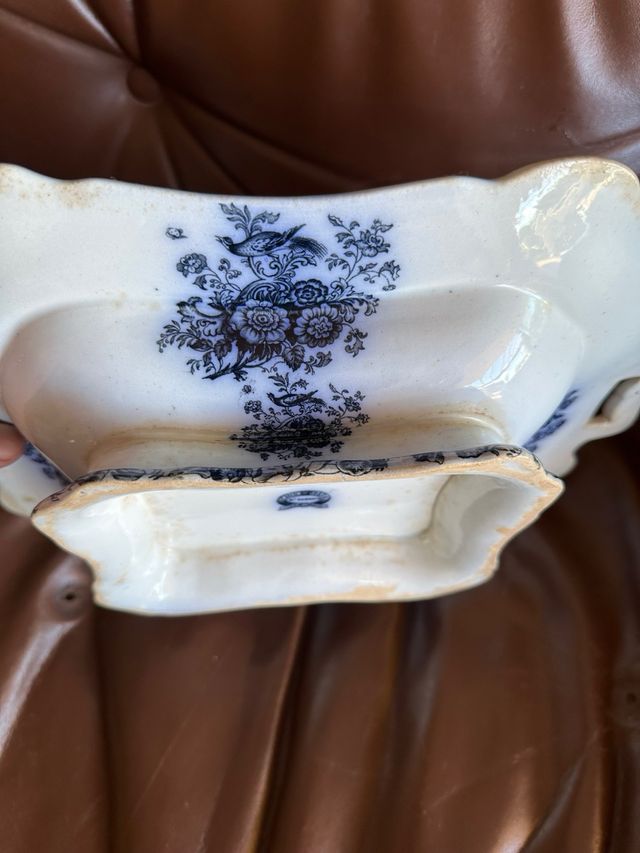 Bandeja/ legumbrera Sargadelos Aves Paraíso