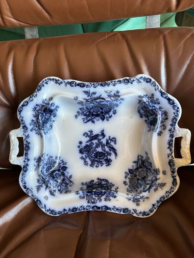 Bandeja/ legumbrera Sargadelos Aves Paraíso