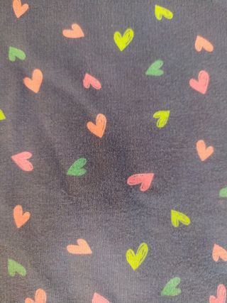 Chaqueta de niña de corazones,talla 10. Bobolí