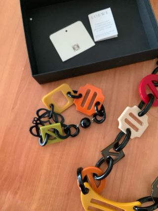 Collar y pulsera Loewe multicolor