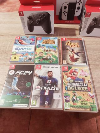 Pack Nintendo Switch OLED Blanca + Accesorios