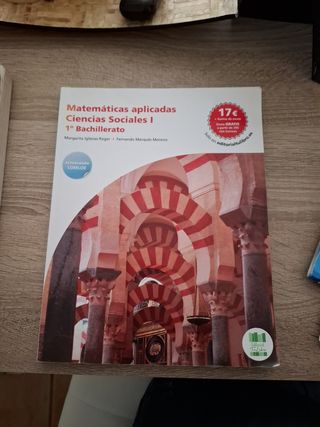 Matemáticas Aplicadas Ciencias sociales 1 Bachille