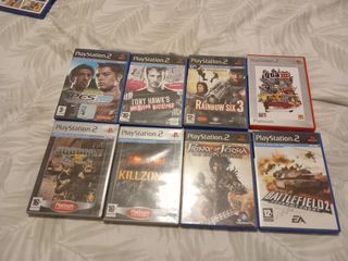 8 Videojuegos 1 memory card playstation 2