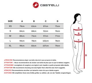 Maillot Castelli Diagonal Manga Larga mujer Nuevo