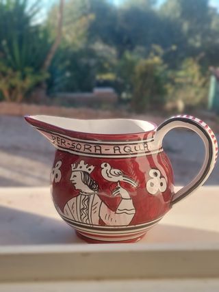 Brocca vintage Deruta Per-Sora-Aqua