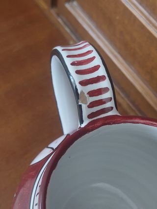 Brocca vintage Deruta Per-Sora-Aqua