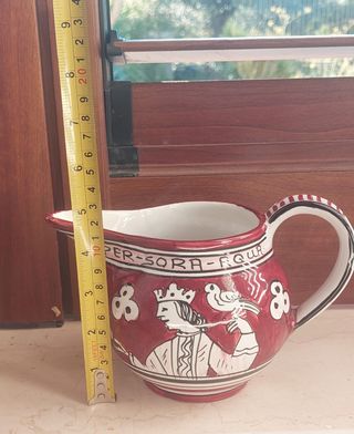 Brocca vintage Deruta Per-Sora-Aqua