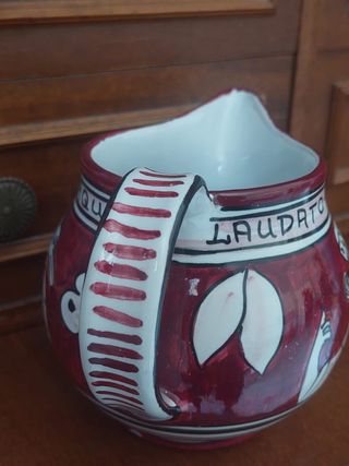 Brocca vintage Deruta Per-Sora-Aqua