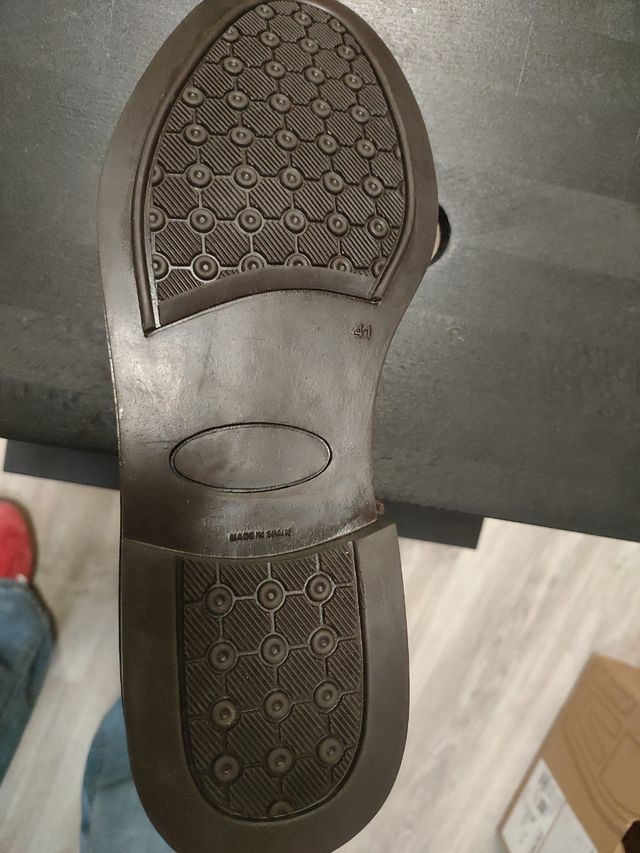 Botas moto marca bicity piel  caballero número 41