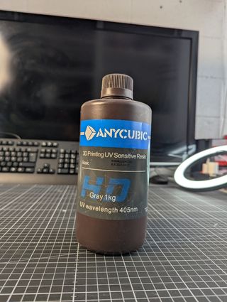 Resina Anycubic HD Gris 1kg Nueva