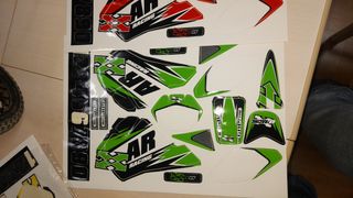 Pegatinas Moto RC ARX 540, 20 eur juego.