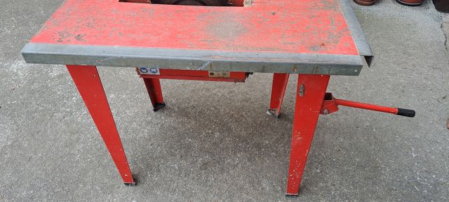 Mesa de sierra circular para madera