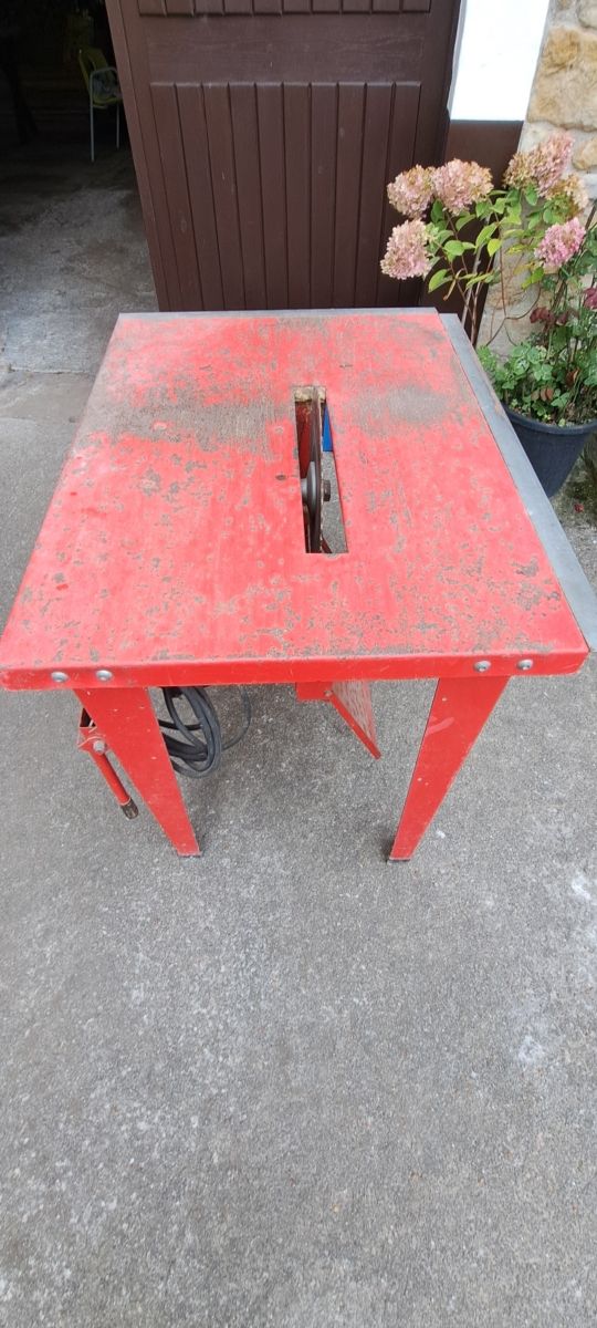 Mesa de sierra circular para madera