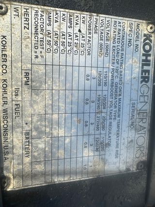 Generador Kohler