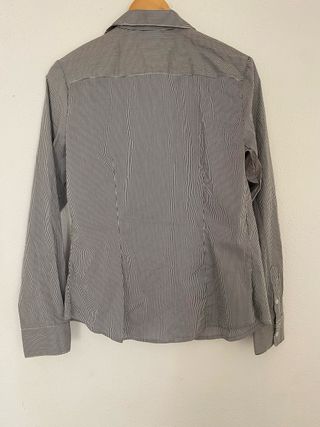Camisa H&M Rayas Grises Talla 42