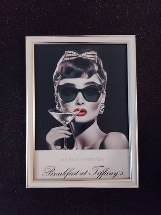 Quadro poster breakfast at Tiffany's
