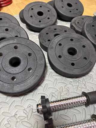 Par de mancuernas 9.5kg cada una 