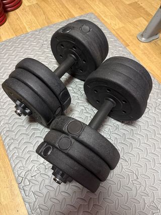 Par de mancuernas 9.5kg cada una 