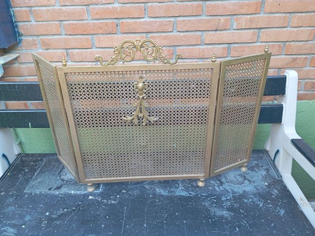 Protector de chimenea hierro fundido