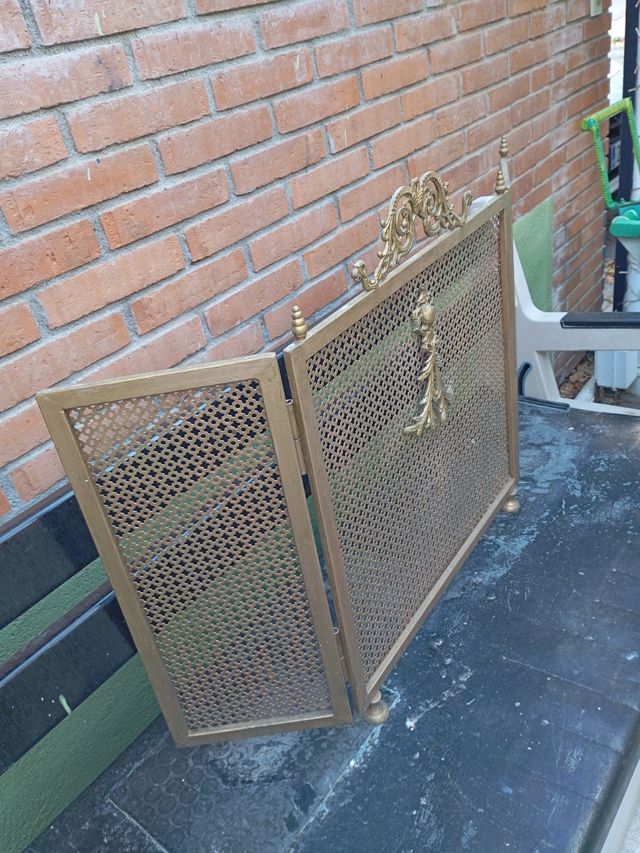 Protector de chimenea hierro fundido