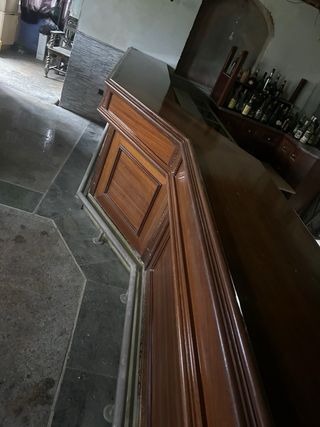 Barra de bar de madera maciza (solo esta semana)