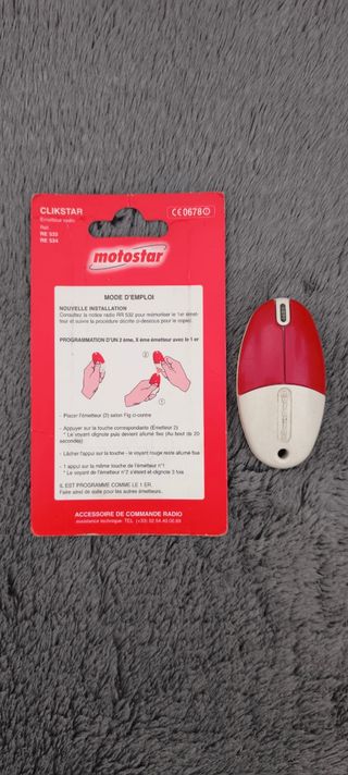Mando garaje Motostar CLIKSTAR RE 532/534