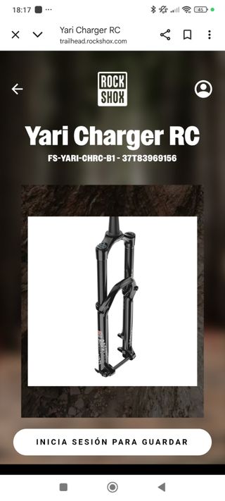 Rock Shox Yari Charger RC 
