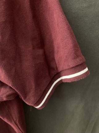 Camiseta Polo Bershka Burdeos Talla XL